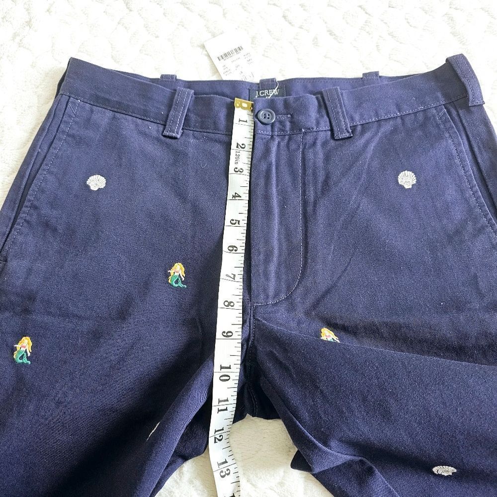 NEW J. Crew bermuda shorts navy preppy 30 twill khakis - Picture 3 of 11